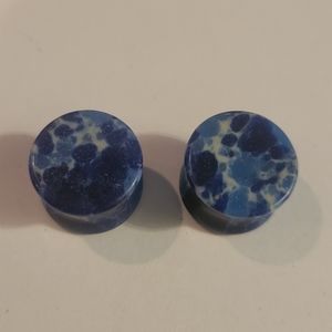 9/16 blue marble plugs